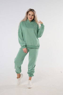 Костюм женский утепленный с начесом КСЖТ зеленый