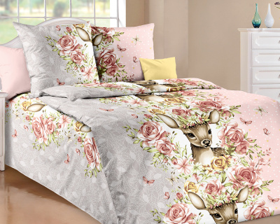 Постельное белье Фэлин 1 Перкаль розовый